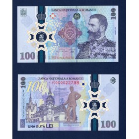 Roumanie P.127, Neuf, Billet de 100 lei 2024 Roi Carol 1er