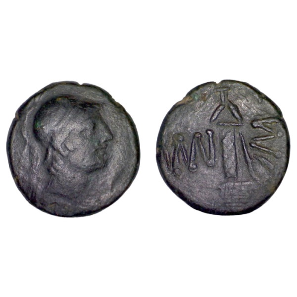 Pont, Amisos Tetracalque Cuivre (-100) zeus et aigle monnaie