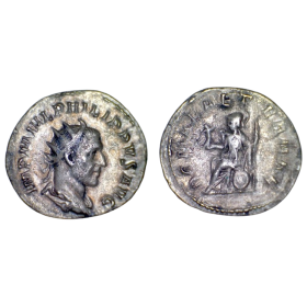 Antoninien de Philippe 1er (244-245), RIC.44b ROMAE ATERNAE Rome
