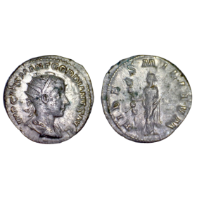 Antoninien de Gordien III (239) RIC.182 FIDES MILITVM Rome