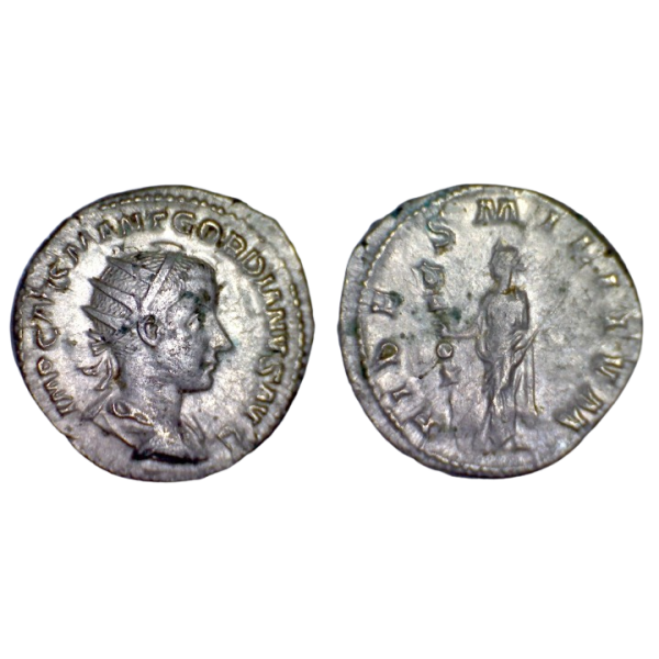 Antoninien de Gordien III (239) RIC.182 FIDES MILITVM Rome