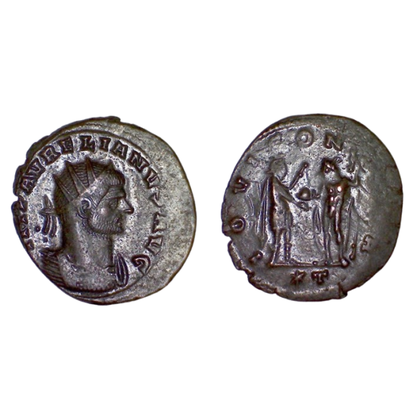 Antoninien d'Aurelien (272), RIC.225 IOVI CONSER atelier Siscia