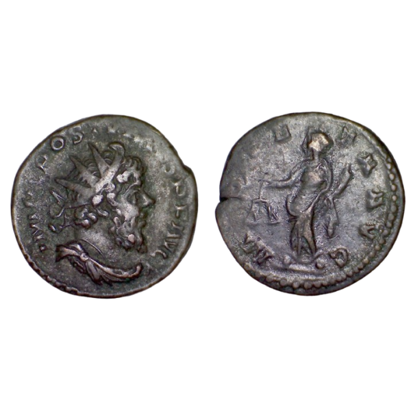 Antoninien de Postume (262-265), RIC.75 MONETA AVG COLOGNE