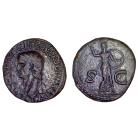 AS de Claude (41-42), ric.100 Minerve atelier Rome