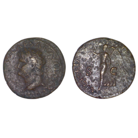 As de Néron (62-66), Ric.413v VICTORIA AVGVSTI atelier Lyon