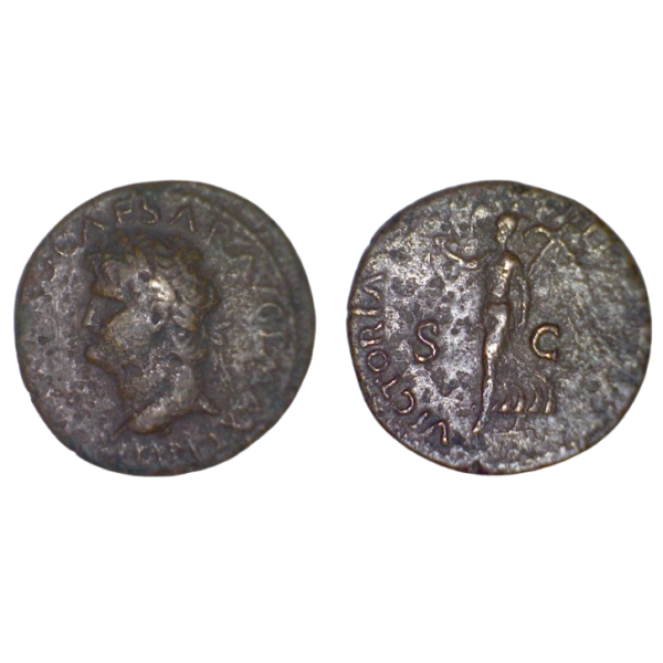 As de Néron (62-66), Ric.413v VICTORIA AVGVSTI atelier Lyon