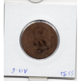 5 centimes Napoléon III tête nue 1857 Ma MArseille B-