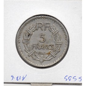 5 francs Lavrillier 1945 C Castelsarrasin TTB