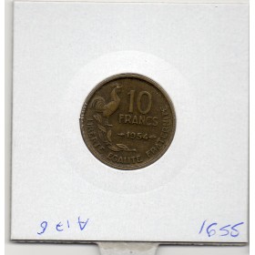 10 francs Coq Guiraud 1954 TTB, France pièce de monnaie