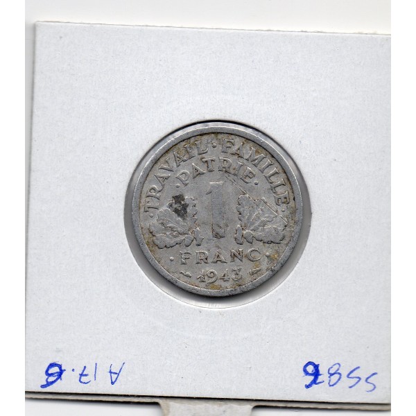 1 franc Francisque Bazor 1943 Lourde TTB-