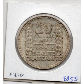 20 francs Turin 1938 Sup