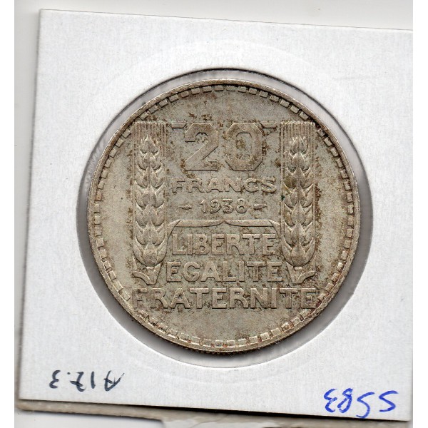 20 francs Turin 1938 Sup
