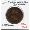 Monnaie 10 centimes Napoléon III 1855 A contremarqué Clemence