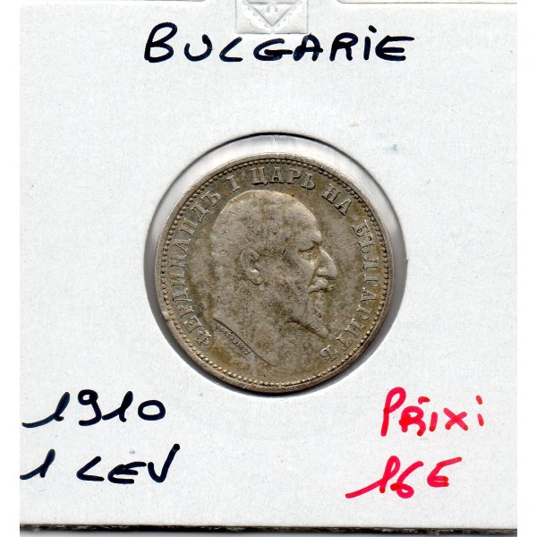 Bulgarie 1 lev 1910 TTB, KM.28 Ferdinand 1er