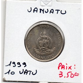 Vanuatu 10 Vatu 1999 Sup, KM.6 Crabe de cocotier