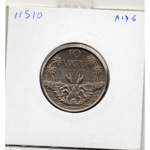 Vanuatu 10 Vatu 1999 Sup, KM.6 Crabe de cocotier