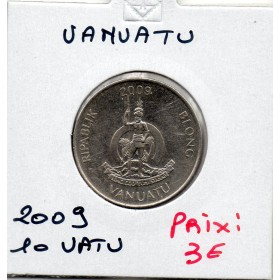 Vanuatu 10 Vatu 2009 Sup-, KM.6 Crabe de cocotier
