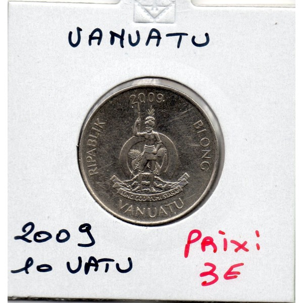 Vanuatu 10 Vatu 2009 Sup-, KM.6 Crabe de cocotier