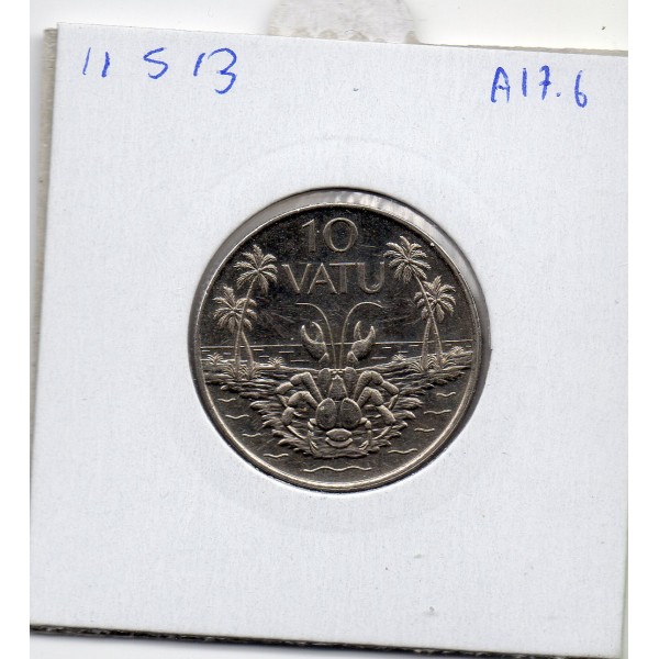 Vanuatu 10 Vatu 2009 Sup-, KM.6 Crabe de cocotier