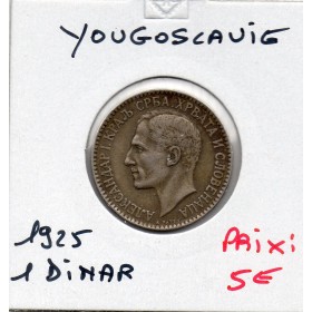 Yougoslavie 1 dinar 1925 TTB+, KM.5 Alexandre 1er