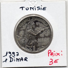Tunisie 1 Dinar 1997 Spl, KM.347 FAO