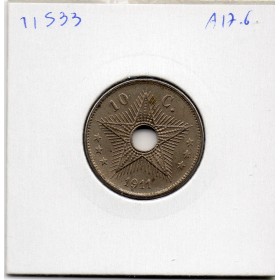 Congo Belge 10 centimes 1911 Sup+, KM.18 étoile