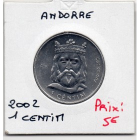 Andorre 1 centim 2002, SPL KM.176 Carlemany (Charlemagne)