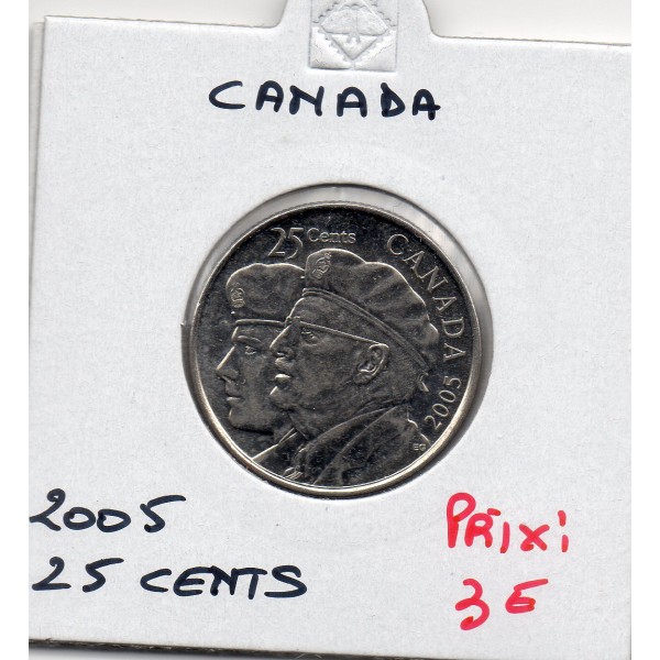 Canada 25 cents 2005 Spk, KM.535 ancien combattant