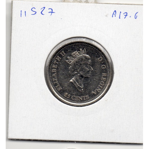Canada 25 cents 1999 Sup, KM.342 Un pays se déploie