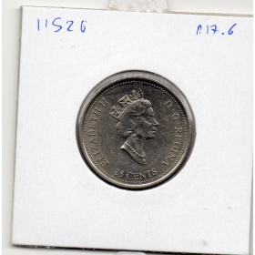 Canada 25 cents 2000 Sup, KM.377 Millénaire Harmonie