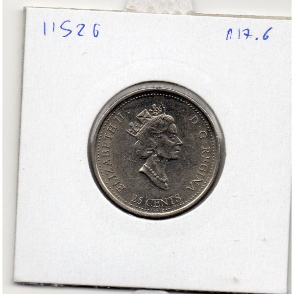 Canada 25 cents 2000 Sup, KM.377 Millénaire Harmonie