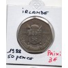 Irlande 50 pence 1988 Sup, KM.26 Millenaire Dublin