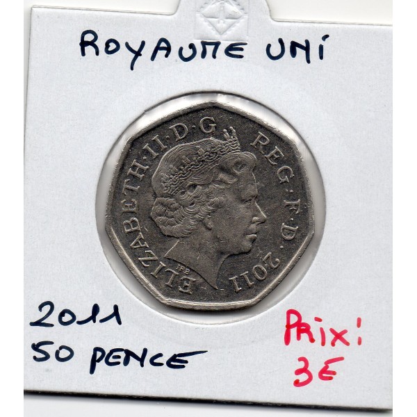 Grande Bretagne 50 pence 2011 Sup, KM.1167 JO tir à l'arc