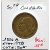 50 francs Coq Guiraud 1954 B TTB
