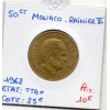 Monaco Rainier III 50 centimes 1962 TTB+, Gad.148