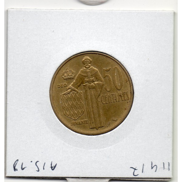 Monaco Rainier III 50 centimes 1962 TTB+, Gad.148