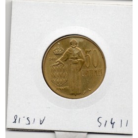 Monaco Rainier III 50 centimes 1962 Sup, Gad.148