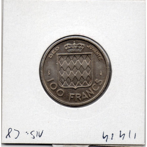 Monaco Rainier III 100 francs 1956 Spl, Gad.143