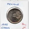 Mexique 5 Pesos 1985 Spl, KM.485 Quetzalcoatl