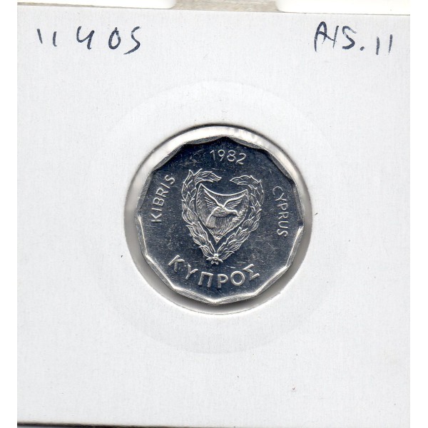 Chypre 5 Mils 1982 Spl, KM.50 Galère