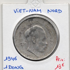 Viet-Nam nord 1 Dong 1946 TTB, KM.3 Hô Chi Minh