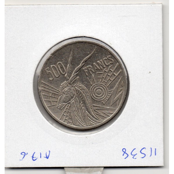 Afrique centrale 500 francs 1976 Sup KM.12 Antilope