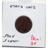 Etats Unis 1 cent 1906 TB, KM.90a indian head