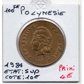 Polynésie Française 100 Francs 1984 Sup, Lec.129