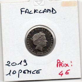 Falkland 5 pence 2019 Spl, KM.201 Elizabeth II 5eme effigie