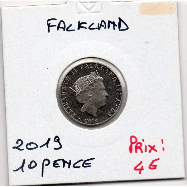 Falkland 5 pence 2019 Spl, KM.201 Elizabeth II 5eme effigie