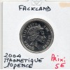 Falkland 10 pence 2004 Spl, KM.133a Elizabeth II 4eme effigie magnétique