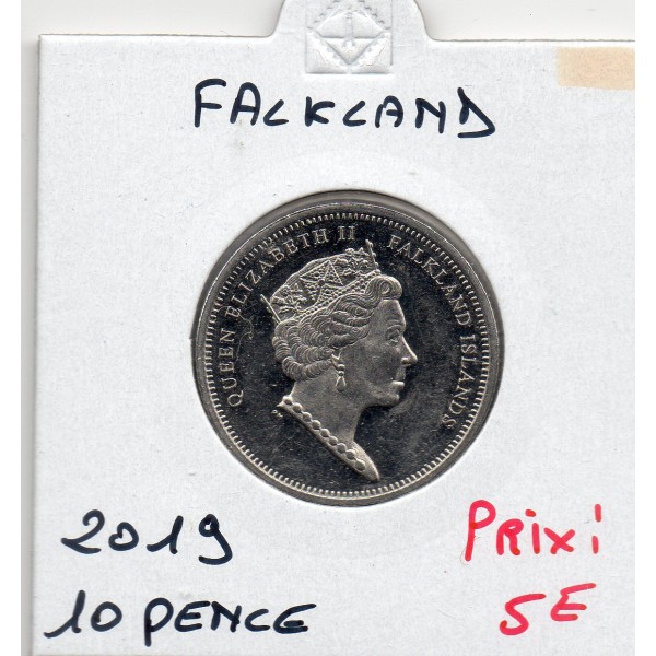 Falkland 10 pence 2019 Spl, KM.202 Elizabeth II 5eme effigie
