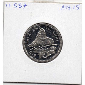 Falkland 10 pence 2019 Spl, KM.202 Elizabeth II 5eme effigie