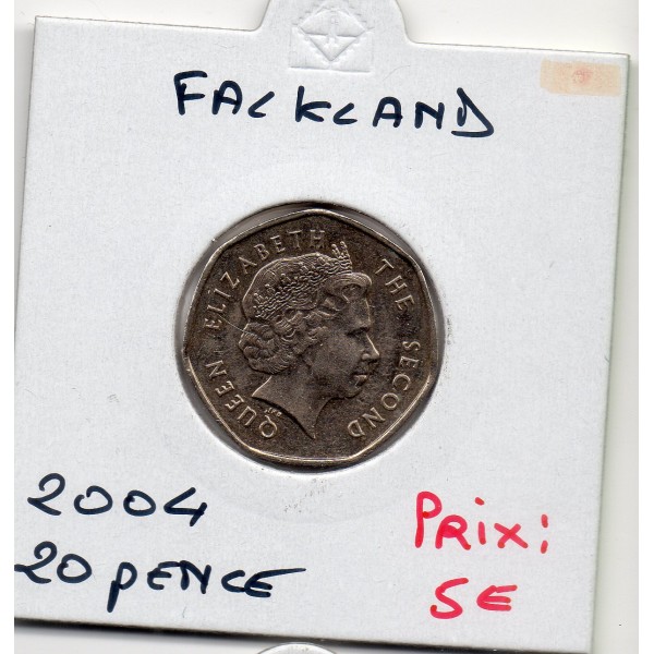 Falkland 20 pence 2004 Spl, KM.134 Elizabeth II 4eme effigie